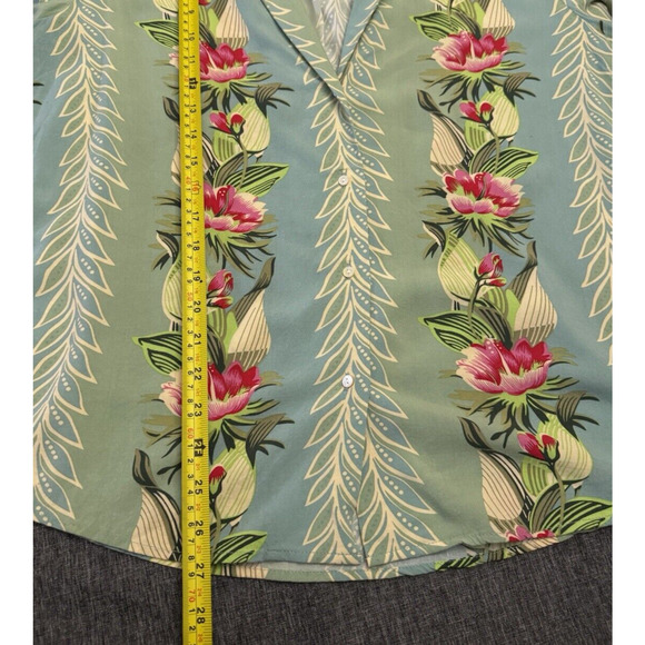 Scotch & Soda Floral Blouse in Green and Pink - Picture 5 of 8